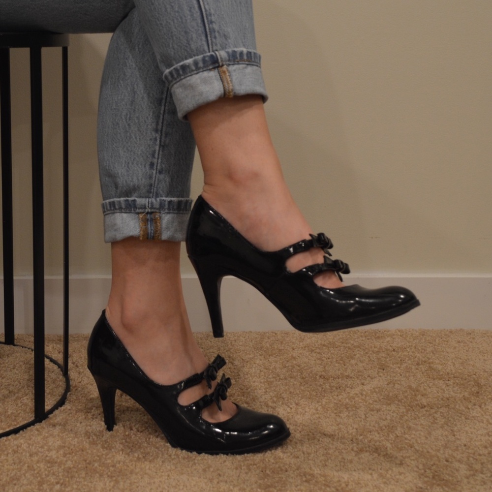 Double Bow Short Heels